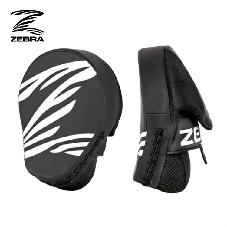 Zebra coaching mitts